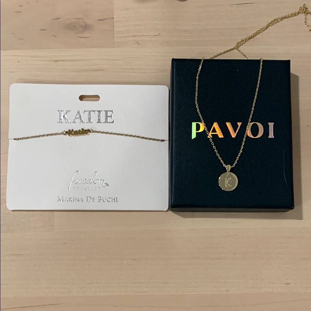Pavoi Necklace And Bracelet Set